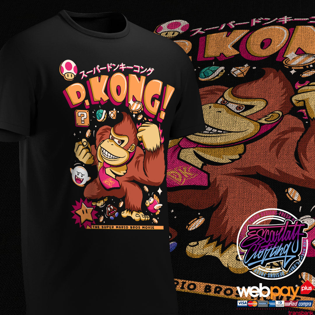 POLERA DONKEY KONG - GAMES