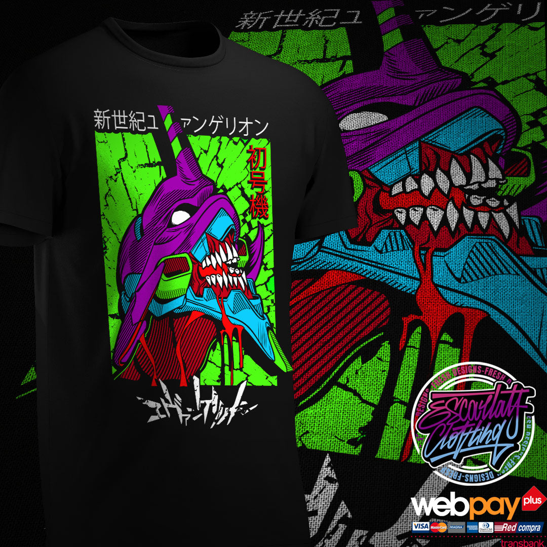 POLERA EVA UNIT 01 COLOR - EVANGELION