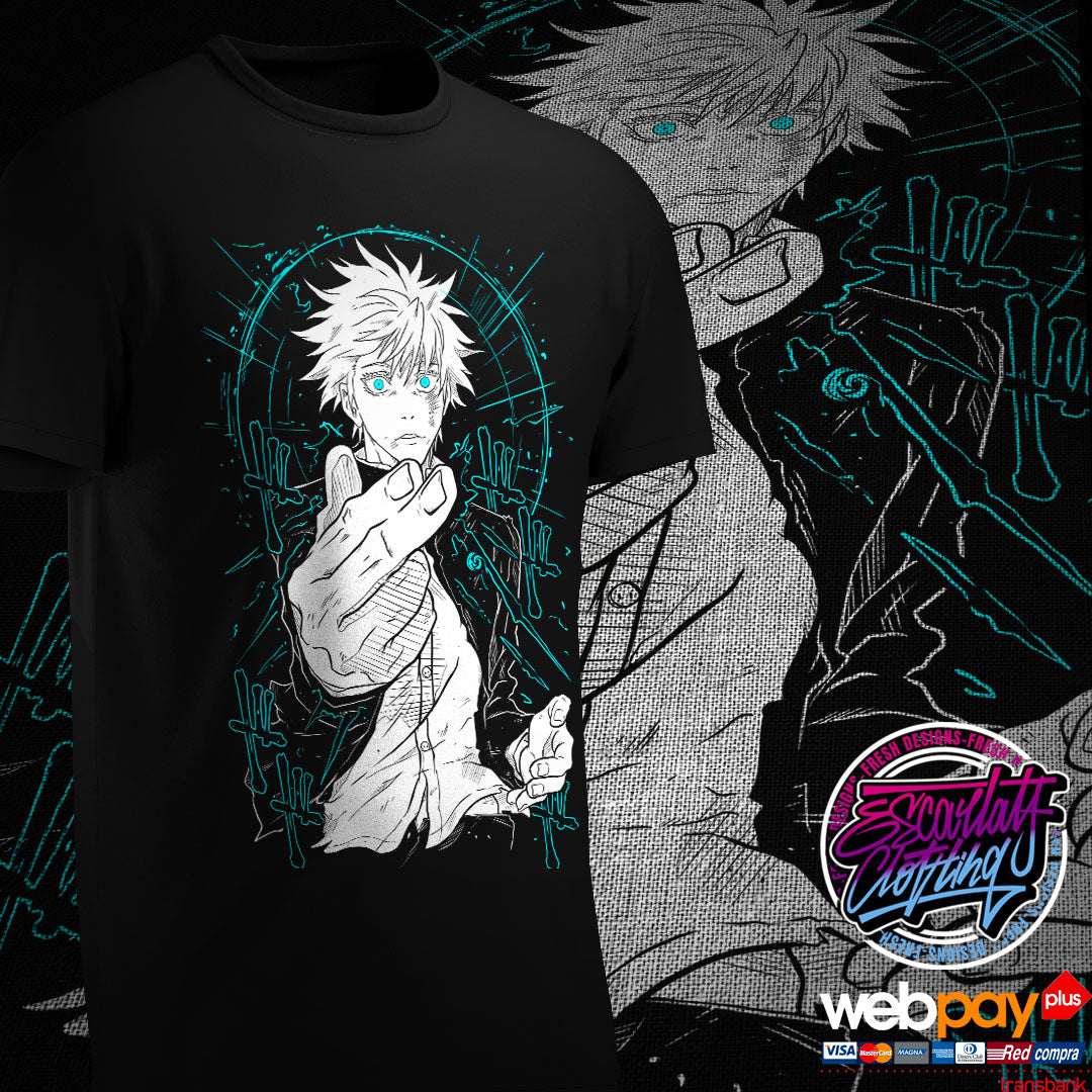 POLERA GOJO SATORU - JUJUTSU KAISEN