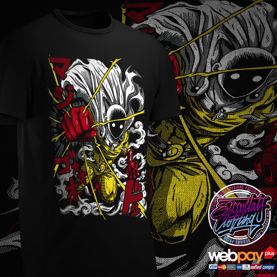 POLERA SAITAMA - ONE PUNCH MAN