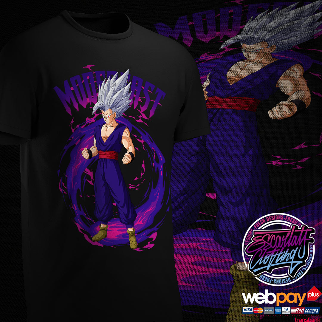 POLERA GOHAN BESTIA - DRAGONBALL SUPER