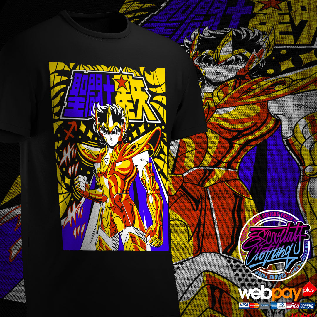 POLERA AIORIOS DE SAGITARIO - CABALLEROS DEL ZODIACO