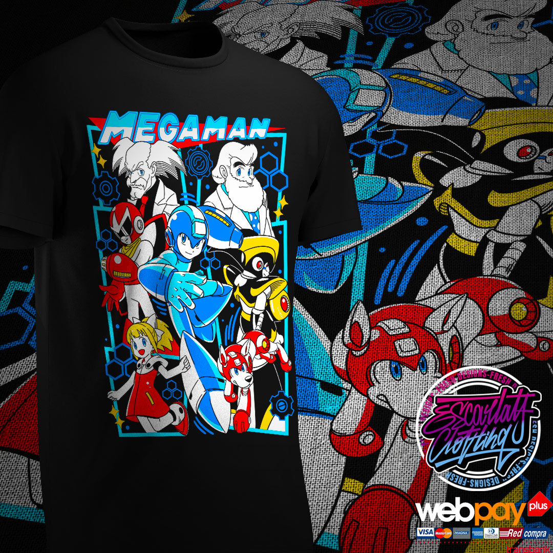 POLERA MEGAMAN - GAMES
