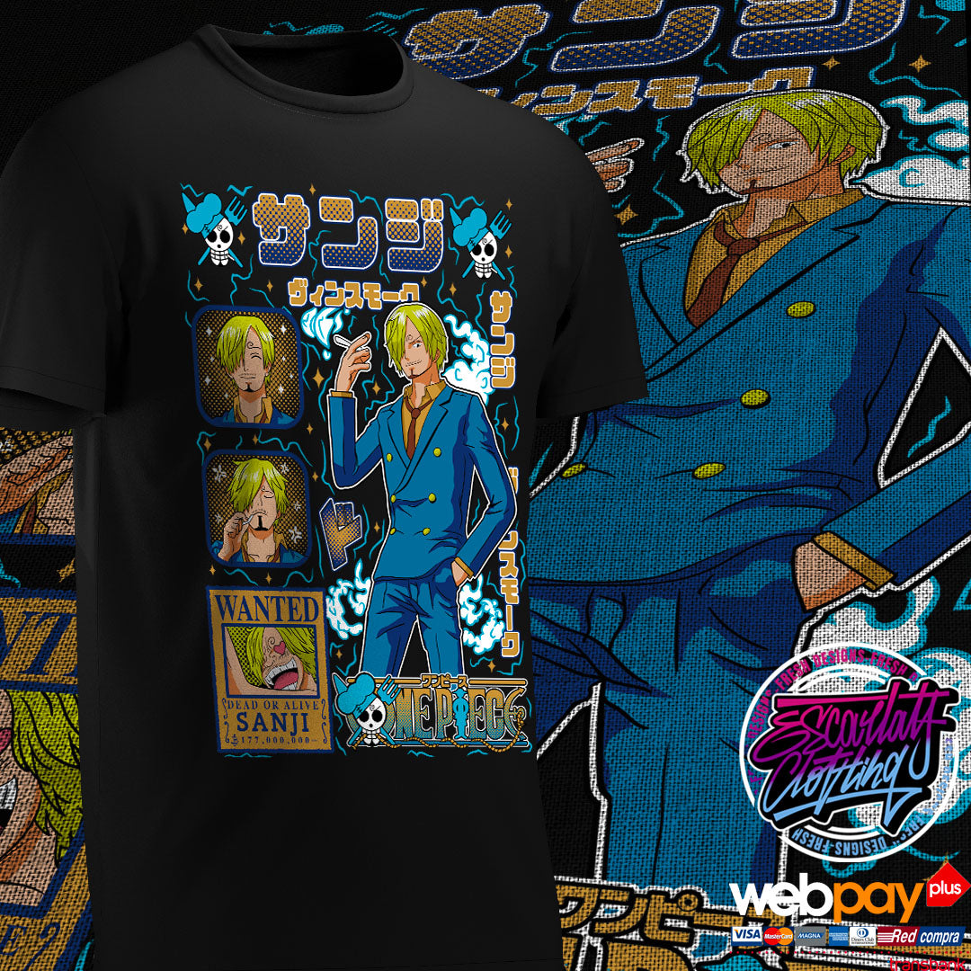 POLERA SANJI VINSMOKE - ONE PIECE