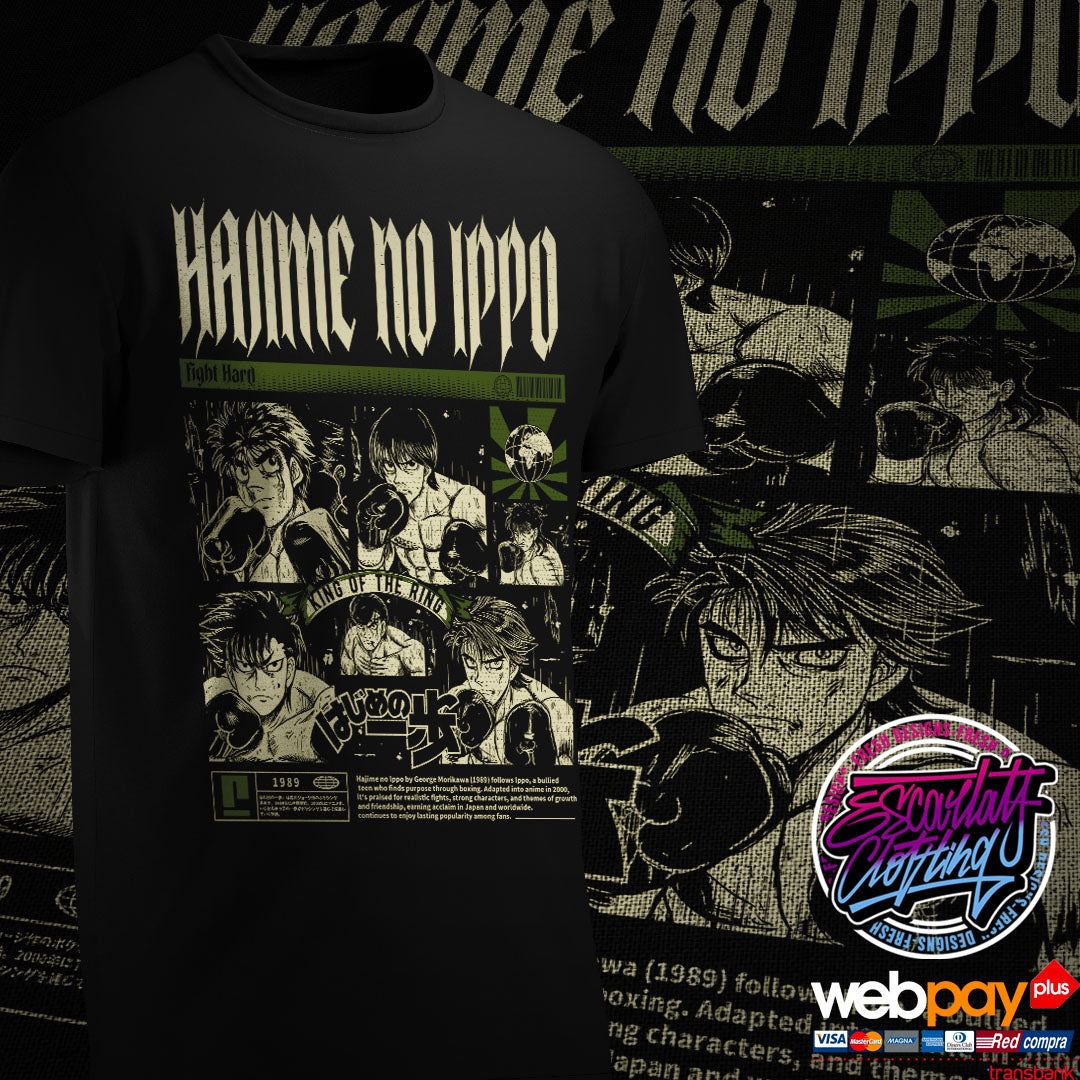 POLERA HAJIME NO IPPO - ESPIRITU DE LUCHA