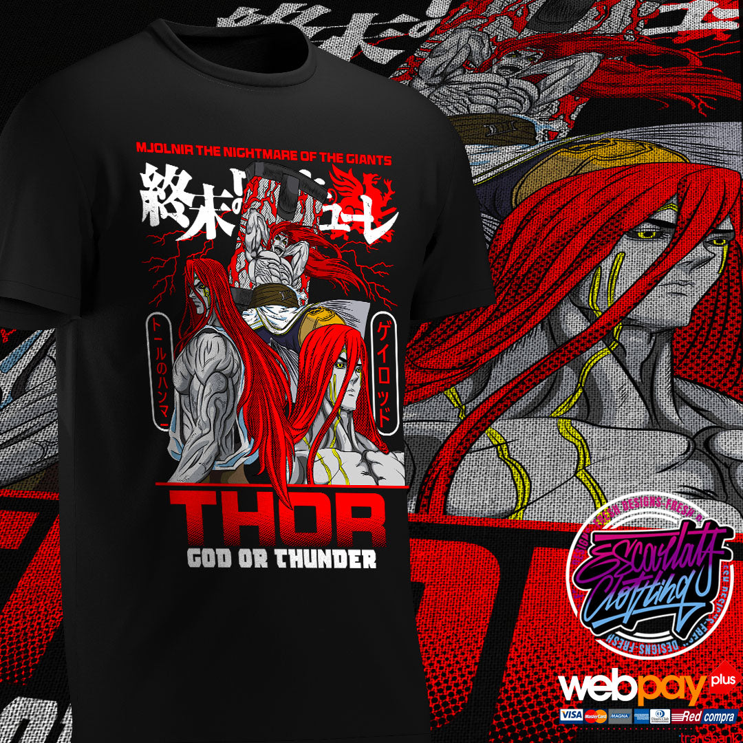 POLERA THOR - RECORD OF RAGNAROK