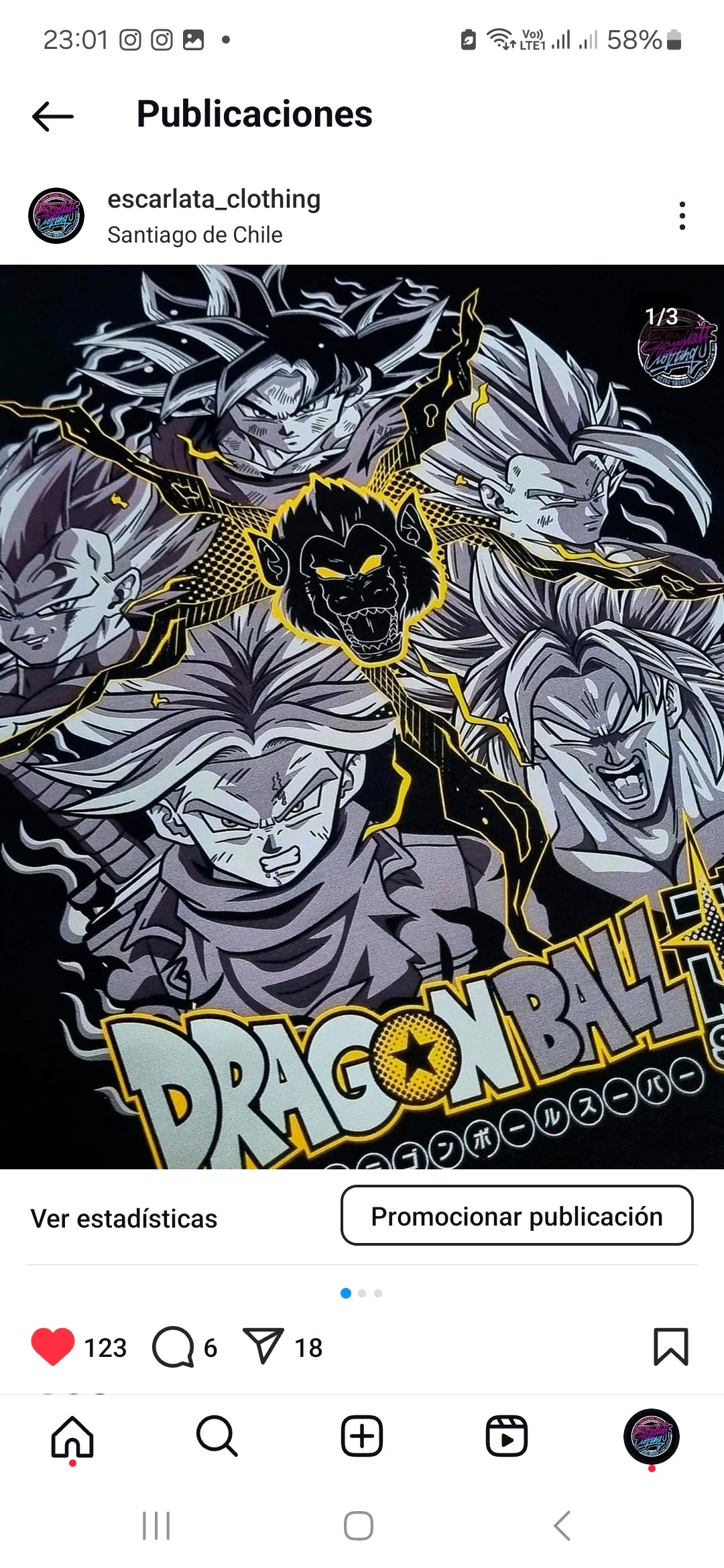 POLERA SAIYAJIN PRIME - DRAGONBALL SUPER