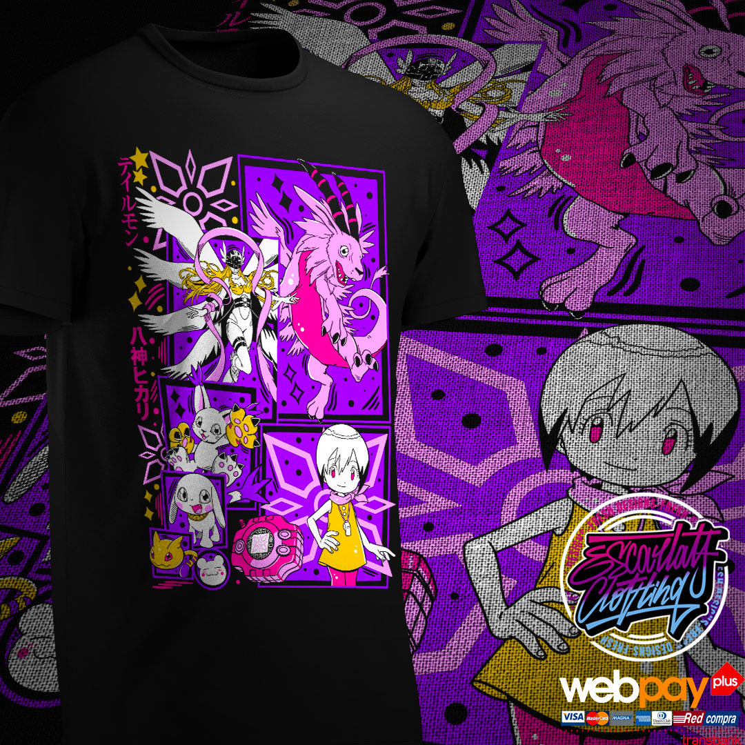 POLERA GATOMON & KARI - DIGIMON ADVENTURE