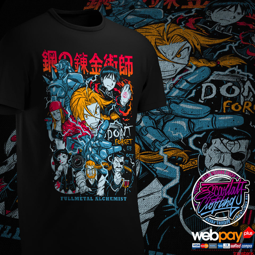 POLERA FULLMETAL ALCHEMIST