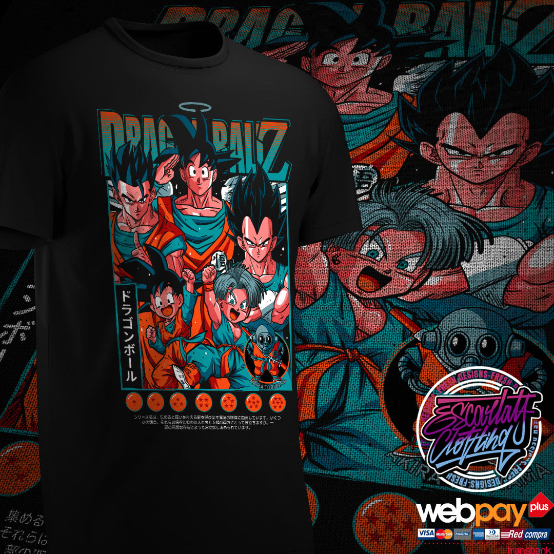 POLERA FAMILIA SAIYAN - DRAGONBALL Z