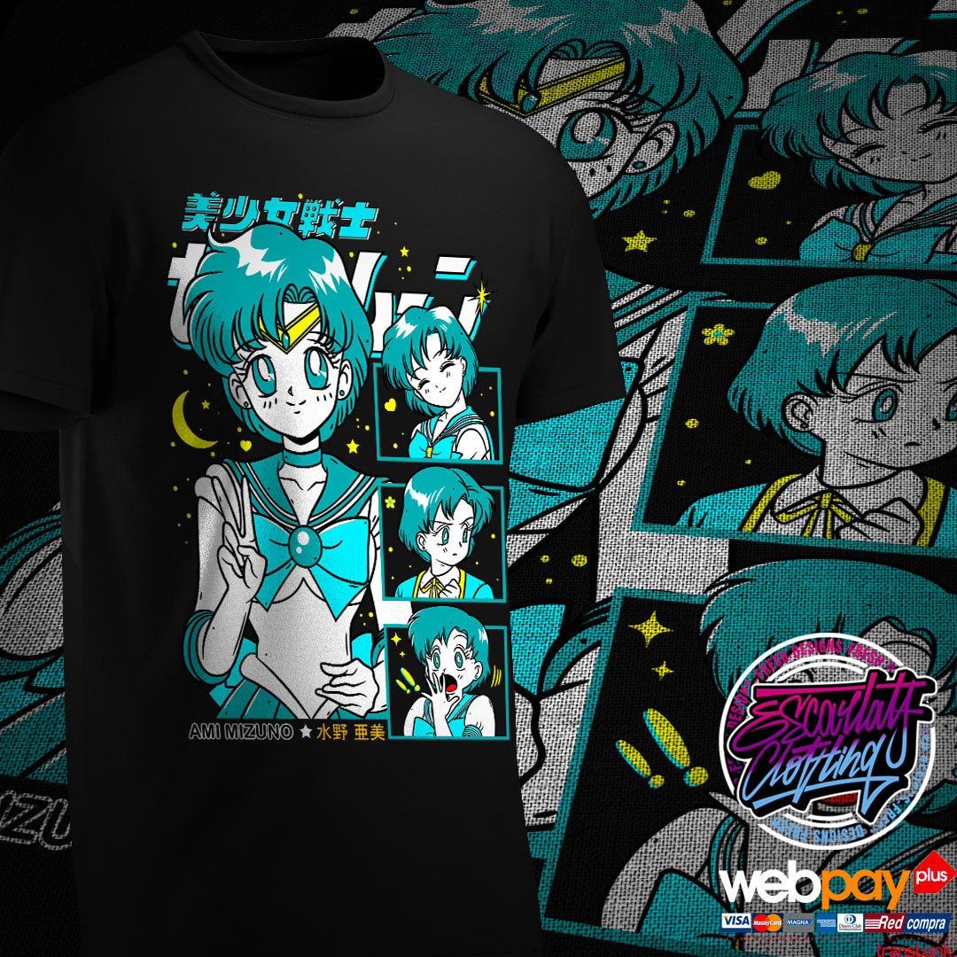 POLERA SAILOR MERCURY - SAILORMOON