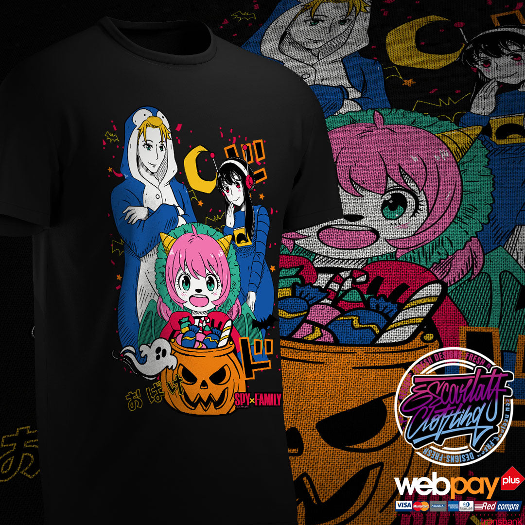 POLERA SPYXFAMILY HALLOWEEN