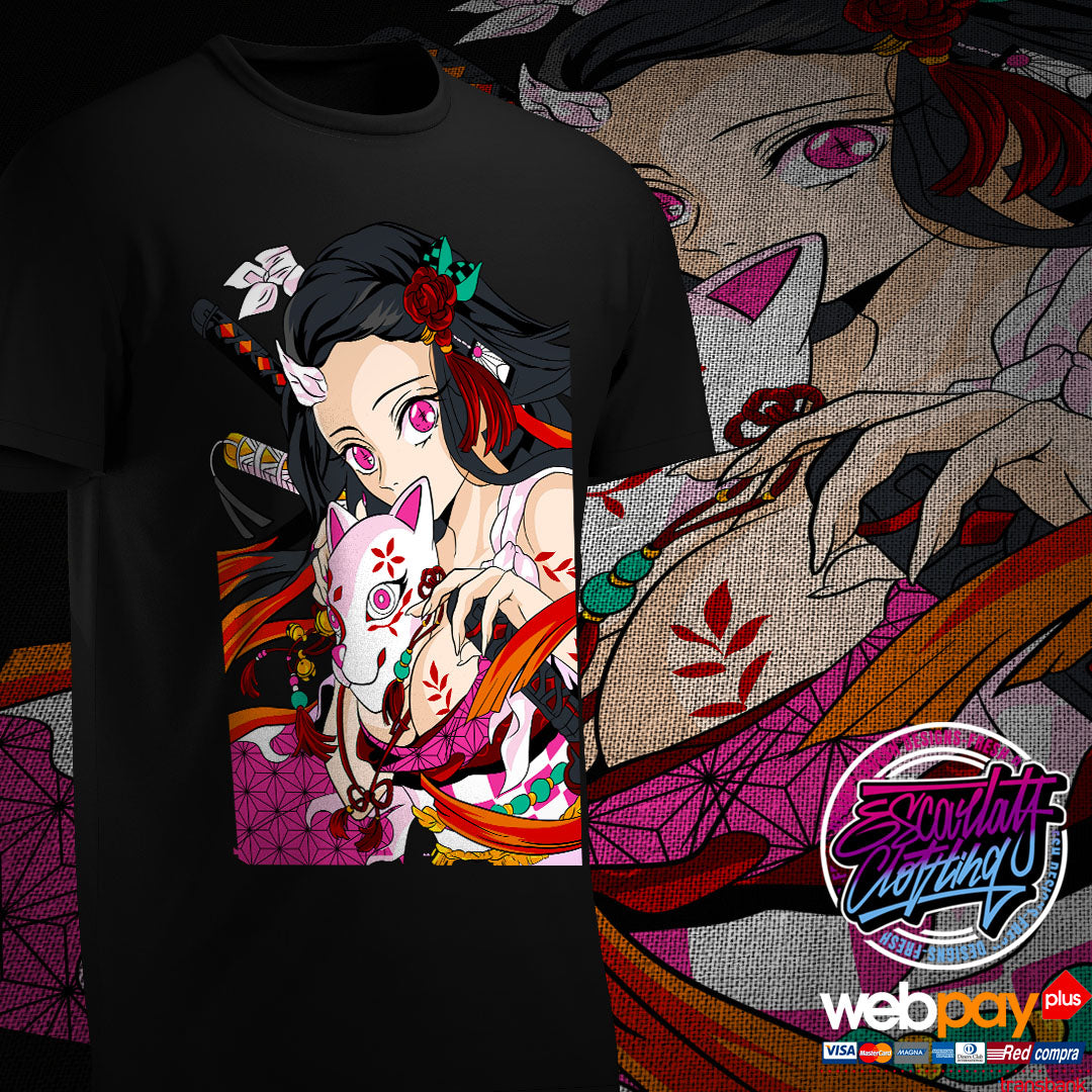 POLERA NEZUKO WAIFU - KIMETSU NO YAIBA