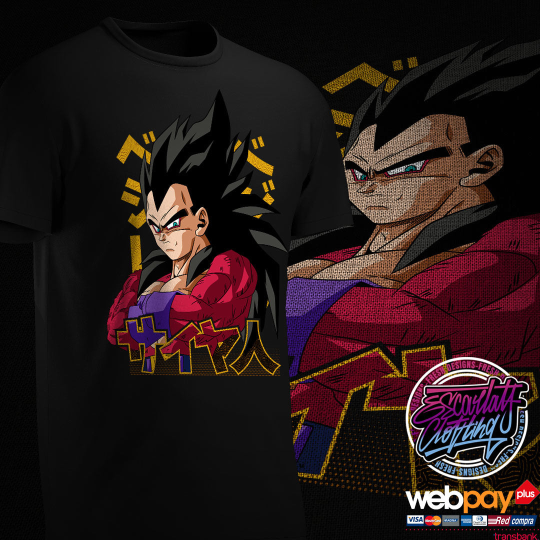 POLERA VEGETA SSJ4 - DRAGONBALL GT