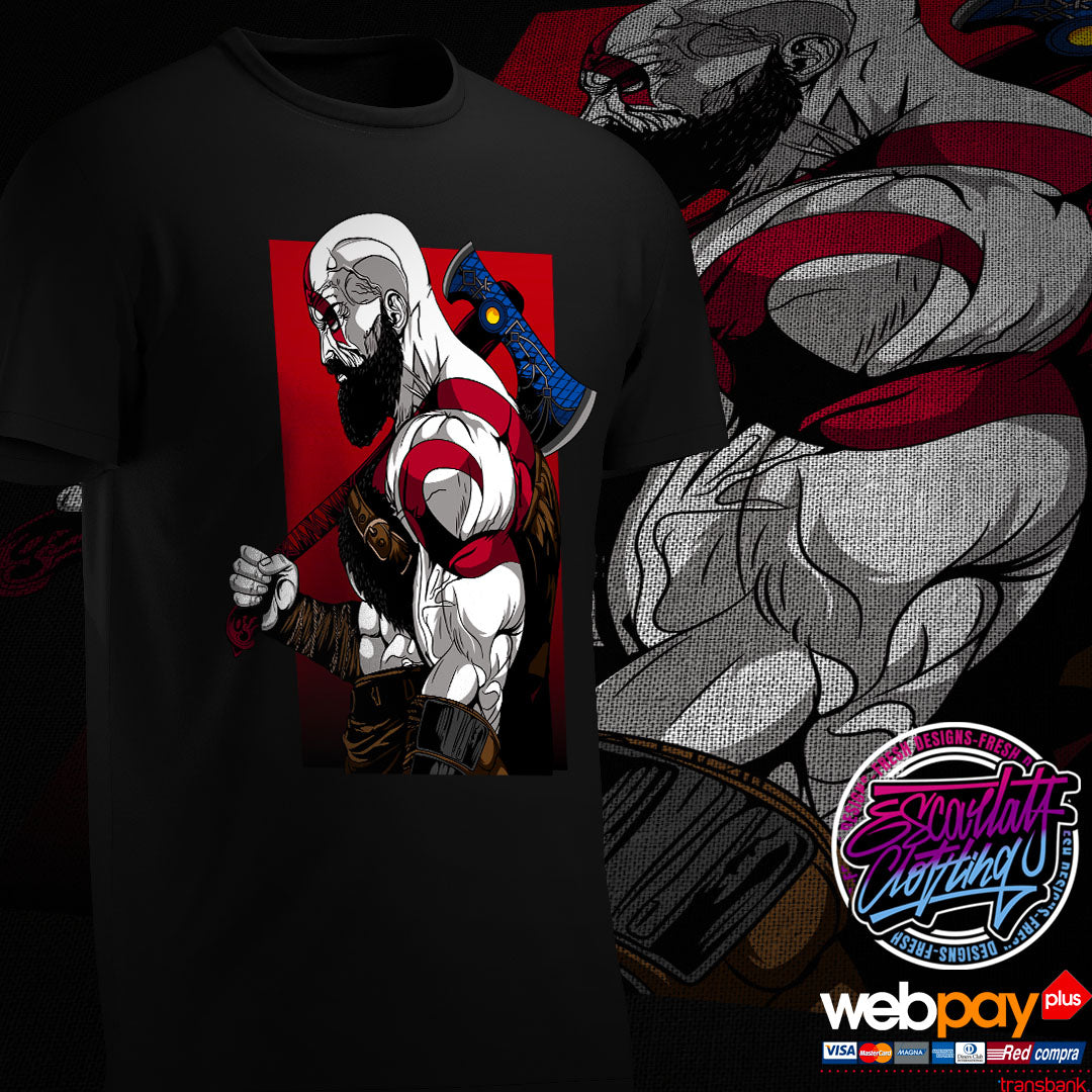 POLERA KRATOS - GOD OF WAR - GAMES