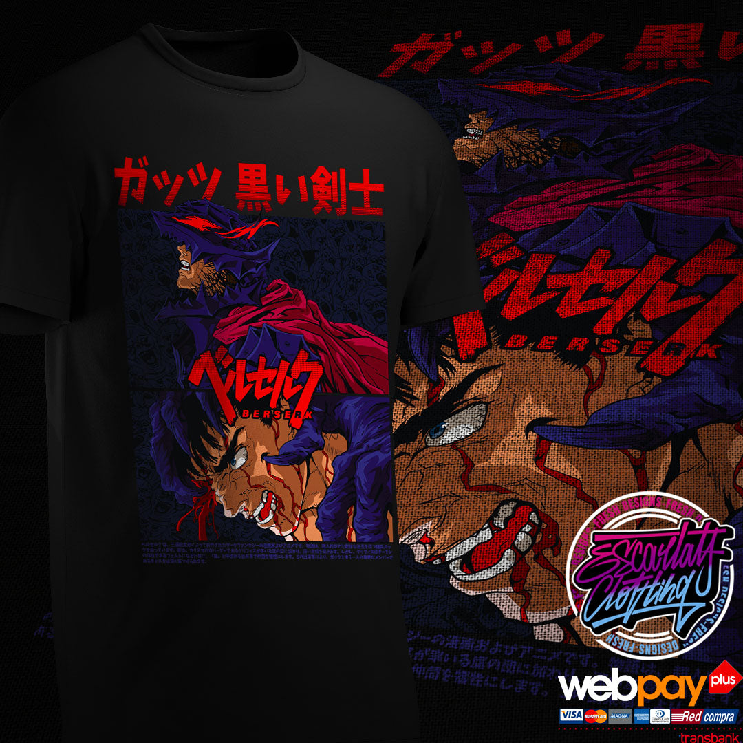 POLERA BERSERK FULLCOLOR