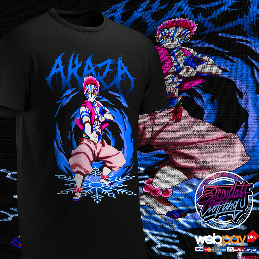POLERA AKAZA FULLCOLOR - KIMETSU NO YAIBA