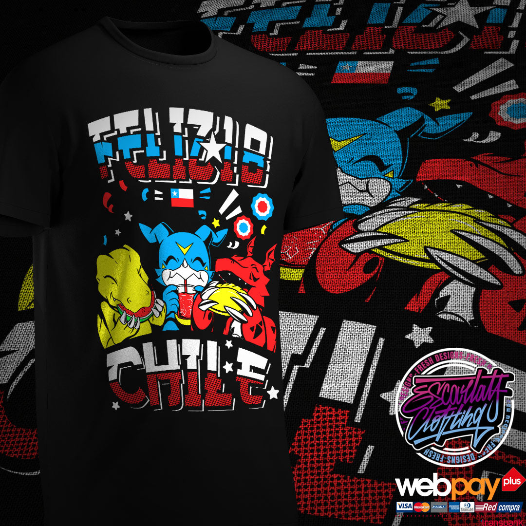 POLERA DIGICHILE DIGIMON 18CHERO - DIGIMON