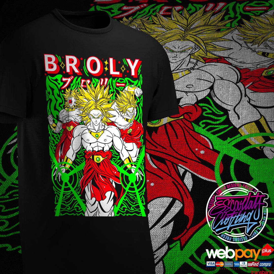 POLERA BROLY - DRAGONBALL Z