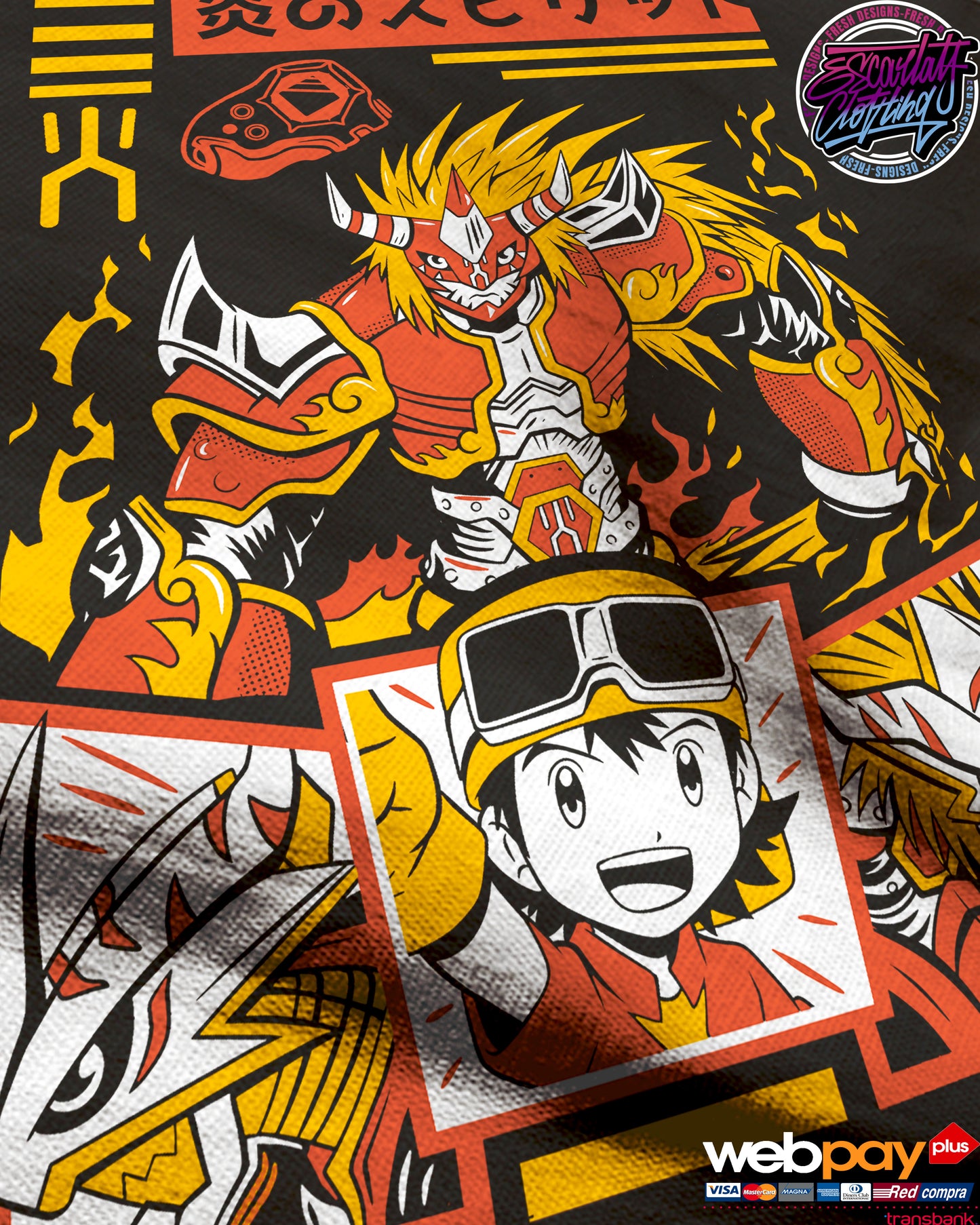 POLERA DIGIMON FRONTIER