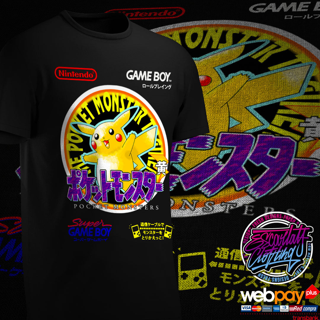 POLERA POKEMON YELLOW GAMEBOY - POKEMON