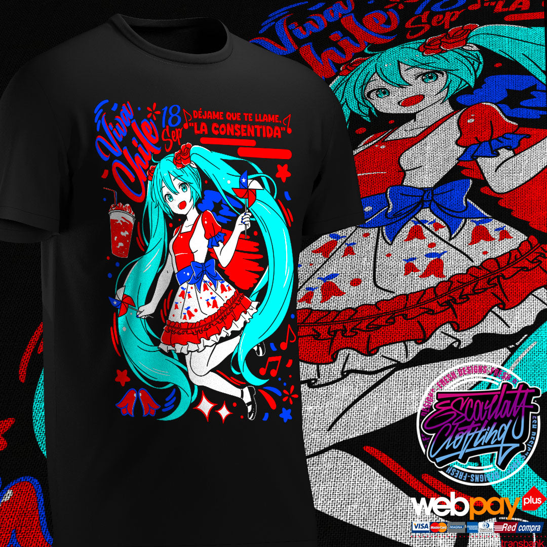 POLERA HATSUNE MIKU 18CHERA