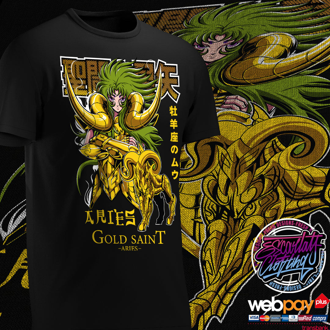 POLERA SHION DE ARIES COLOR - CABALLEROS DEL ZODIACO