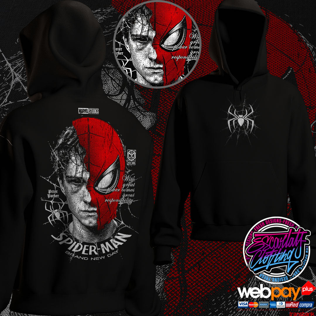 HOODIE SPIDER MAN BRAN NEW DAY - MARVEL