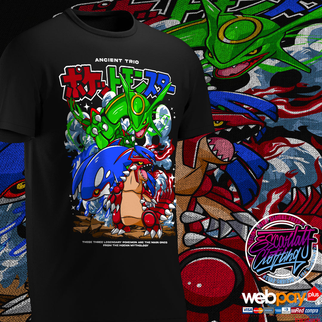 POLERA TRIO ANCESTRAL COLECCION 2025 - POKEMON