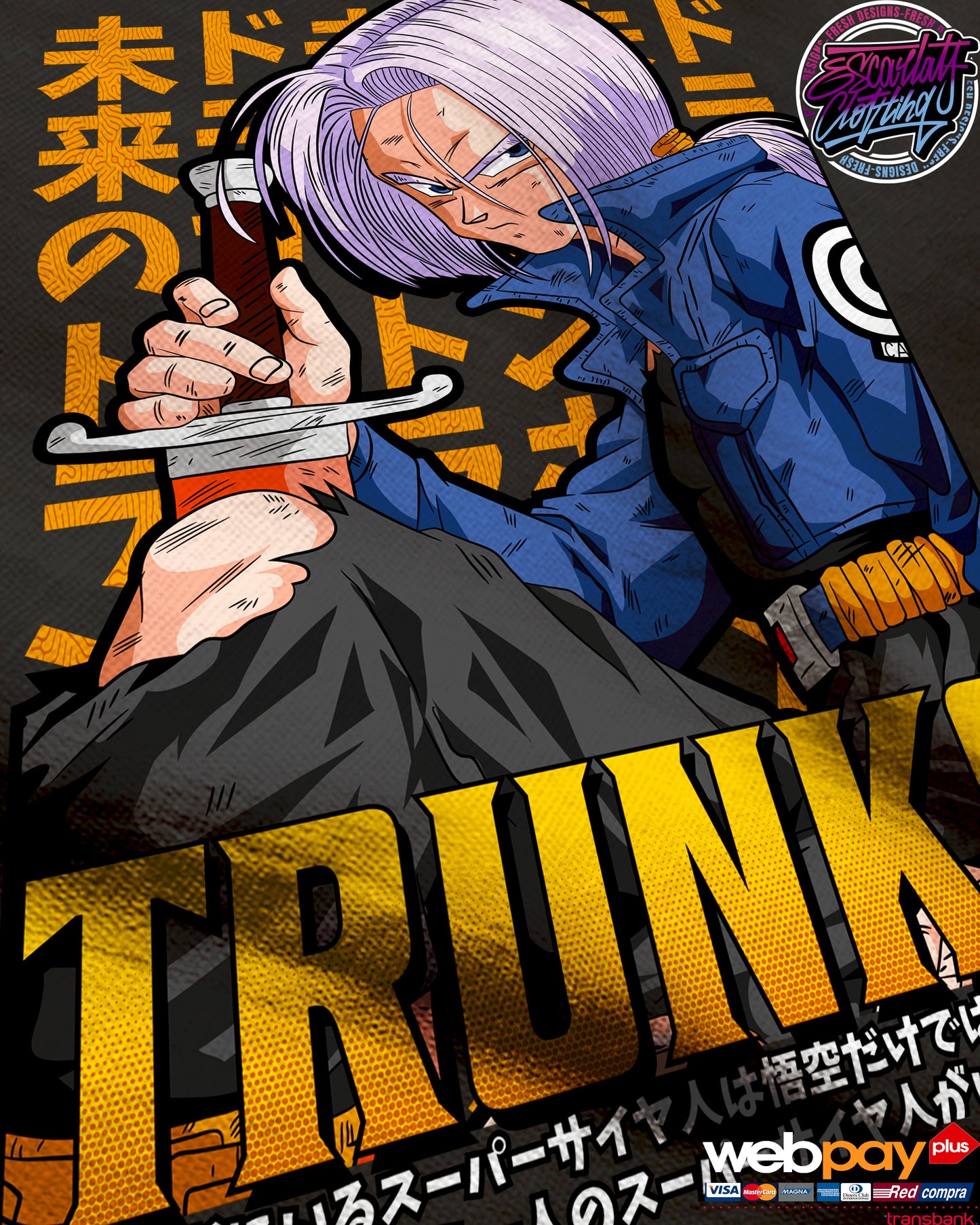 POLERA TRUNKS - DRAGONBALL Z
