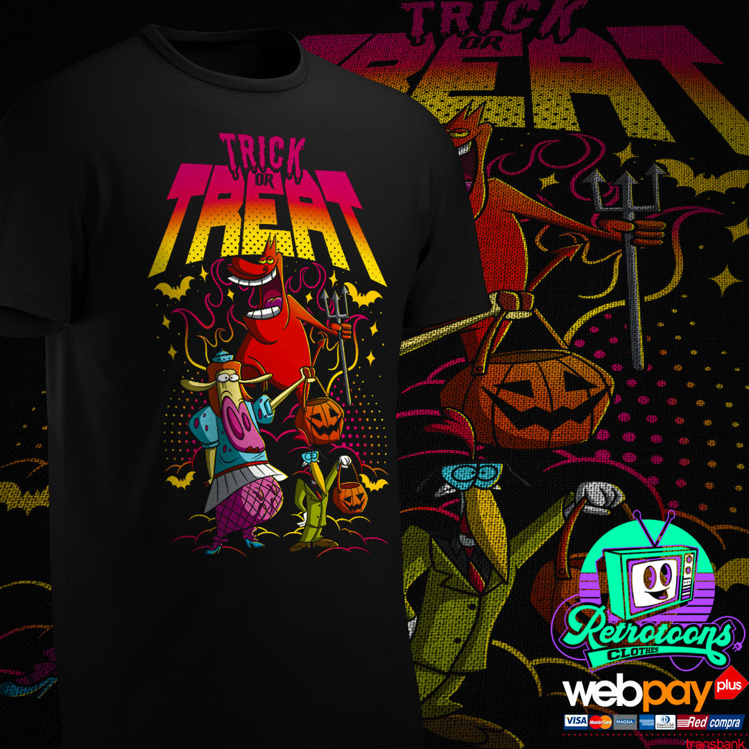POLERA VACA Y POLLITO HALLOWEEN - RETROTOONS