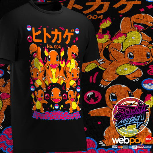 POLERA CHARMANDER - POKEMON