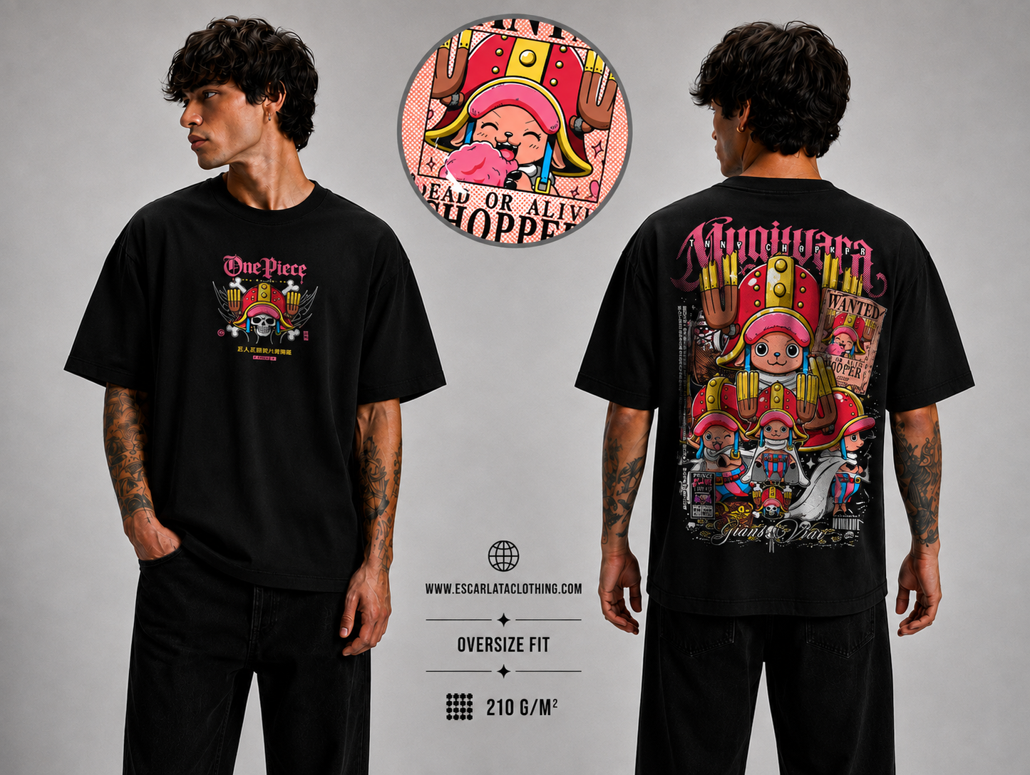 OVERSIZE POLERA - TONY TONY CHOPPER ELBAPH - ONE PIECE