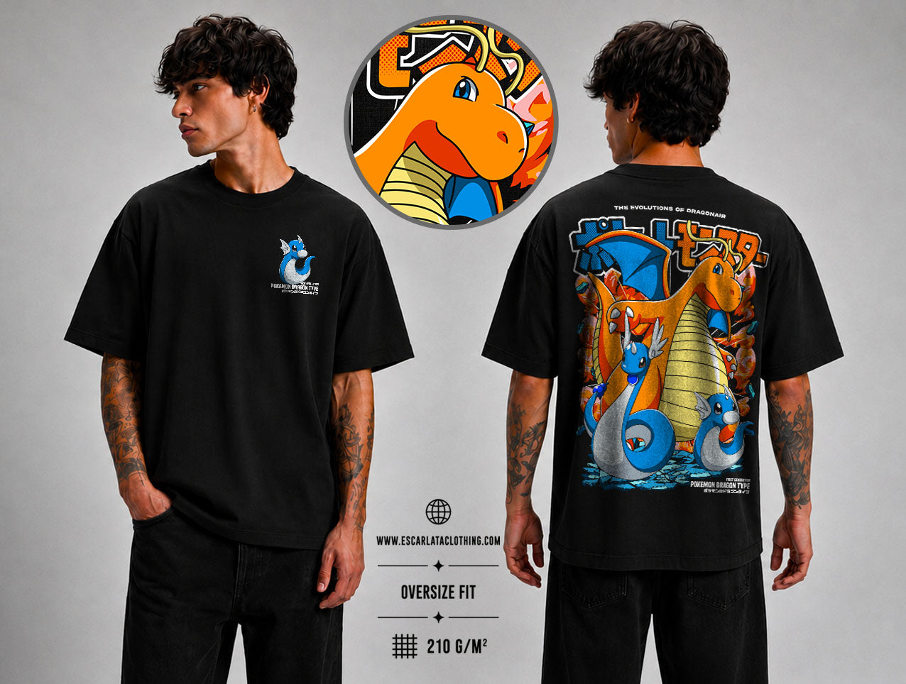 OVERSIZE POLERA - DRAGONITE DROP 2026 - POKEMON