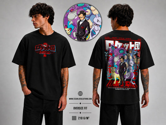 OVERSIZE POLERA - GIOVANNI EQUIPO ROCKET - POKEMON