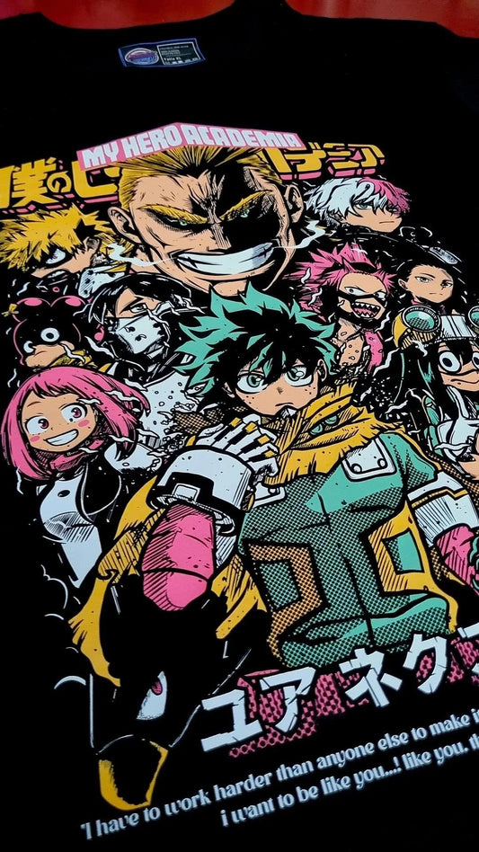 POLERA MY HERO ACADEMIA