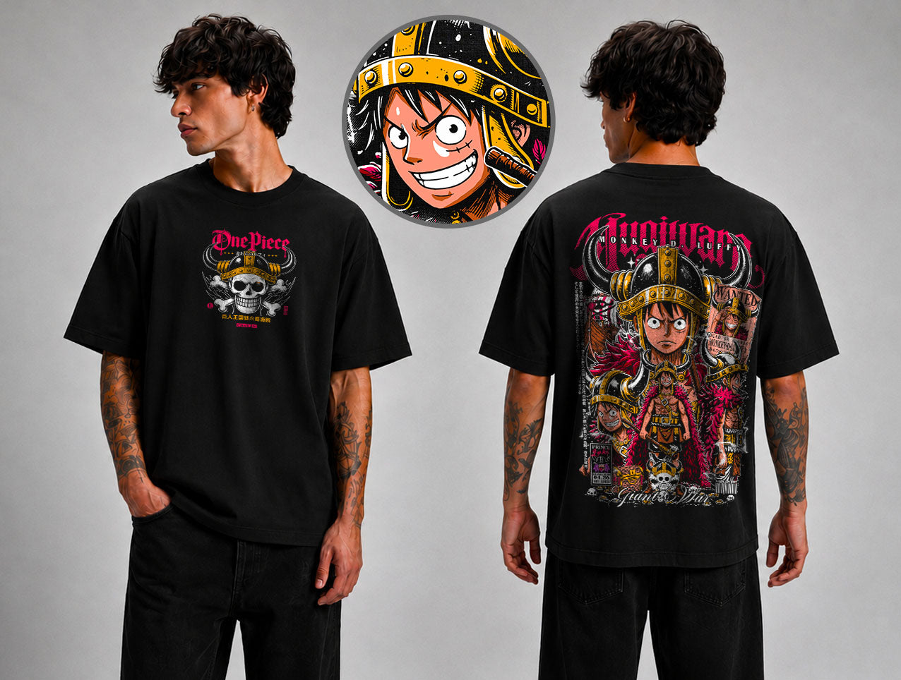 OVERSIZE POLERA - LUFFY ELBAPH - ONE PIECE
