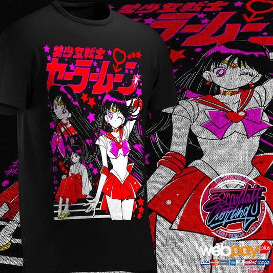 POLERA SAILOR MARS - SAILORMOON