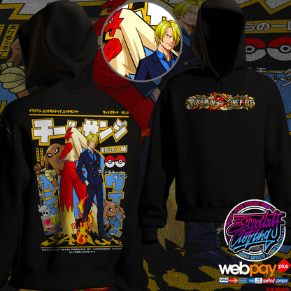 HOODIE SANJI EQUIPO POKEMON DROP 2026 - POKEMON X ONE PIECE