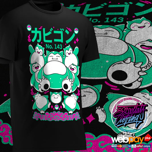 POLERA SNORLAX - POKEMON