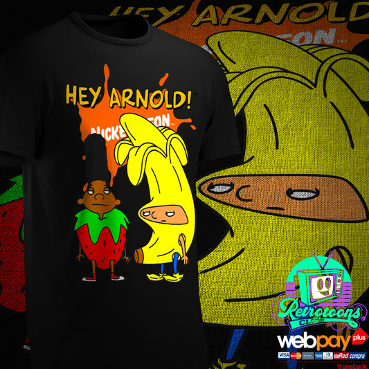 POLERA HEY ARNOLD DISFRAZ - RETROTOONS