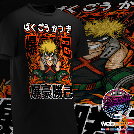 POLERA BAKUGO COLOR 3 - MY HERO ACADEMIA