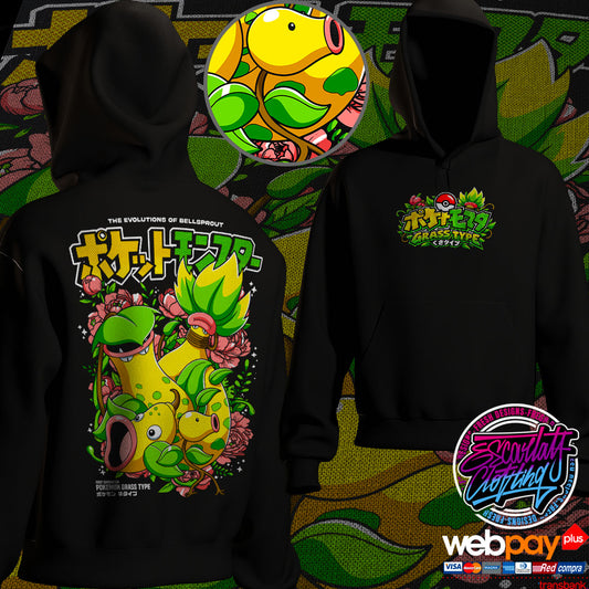 HOODIE BELLSPROUT LINEA EVOLUTIVA DROP 2026 - POKEMON