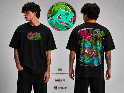 OVERSIZE POLERA - BULBASAUR LINEA EVOLUTIVA DROP 2026 - POKEMON