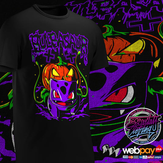 POLERA BULBASAUR HALLOWEEN - POKEMON