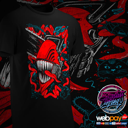 POLERA DENJI FACE - CHAINSAWMAN