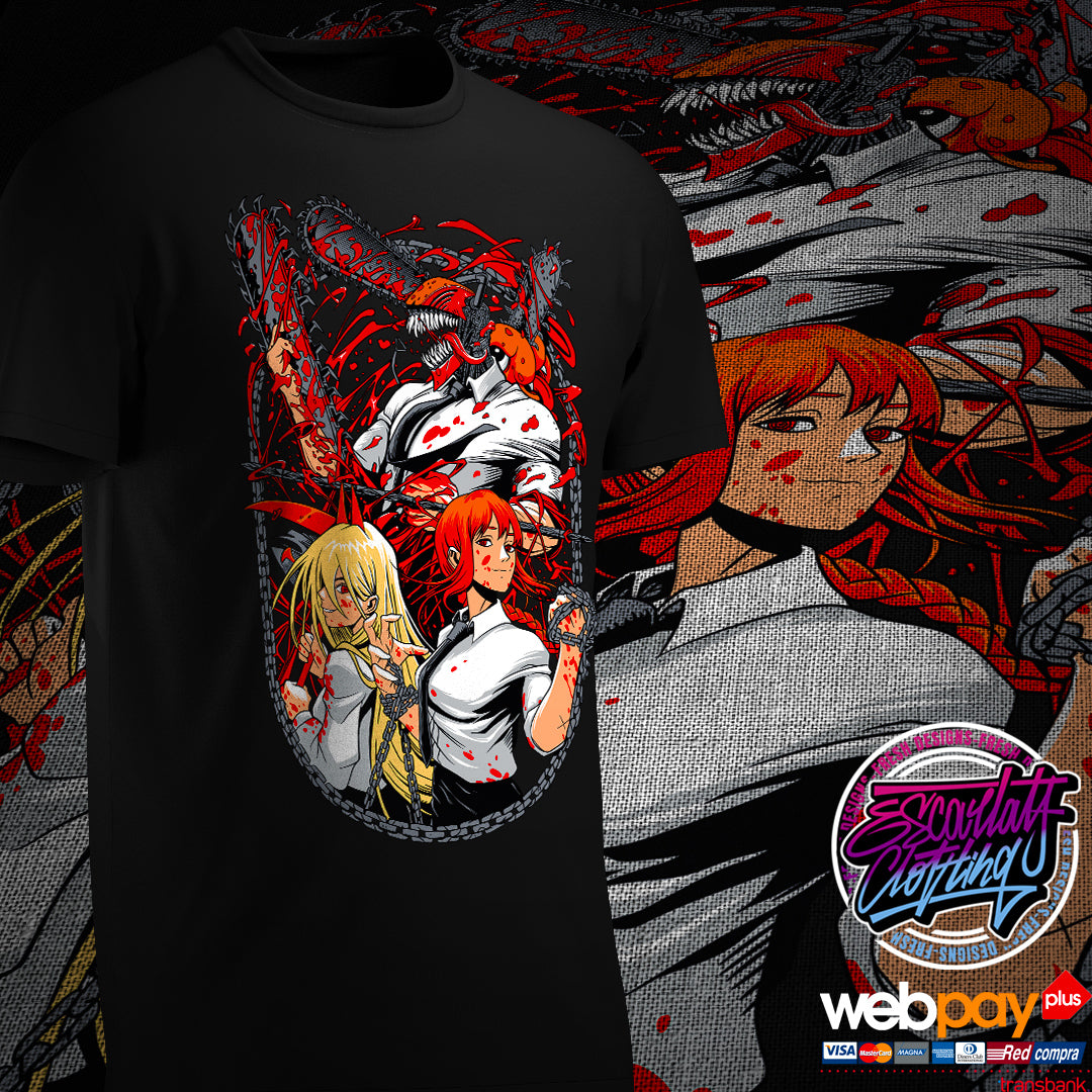 POLERA CHAINSAWMAN COLOR - CHAINSAWMAN