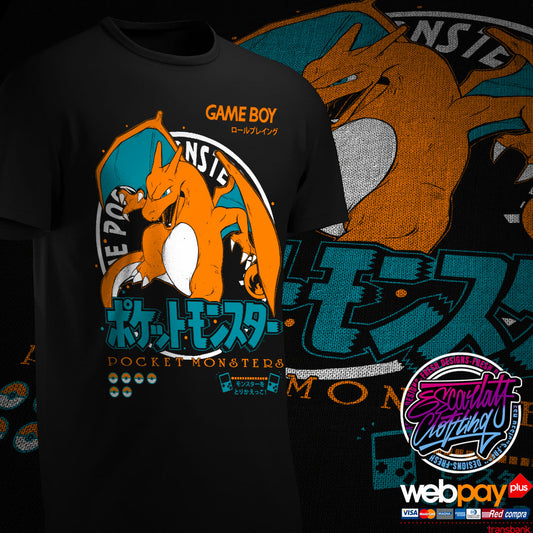 POLERA CHARIZARD - POKEMON