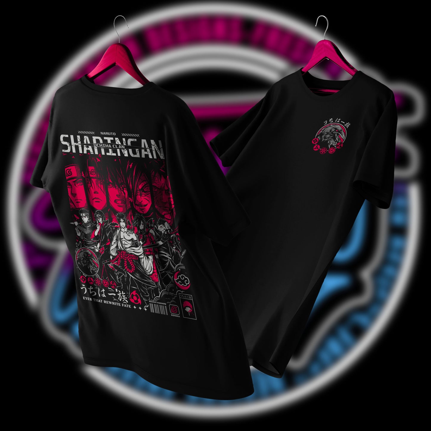 POLERA CLAN UCHIHA - NARUTO