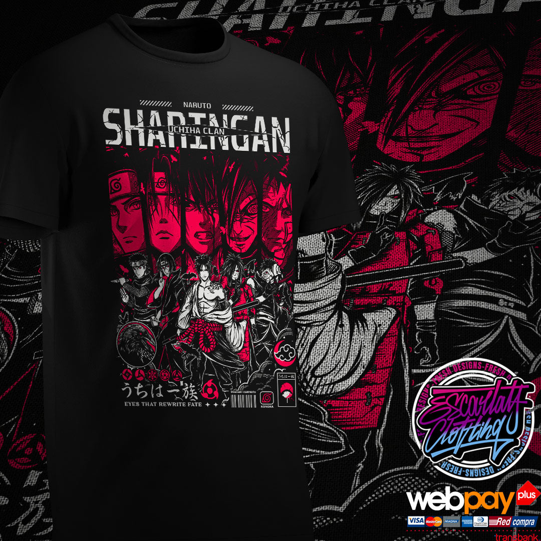 POLERA CLAN UCHIHA - NARUTO